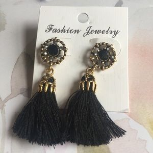 NOT FOR SALE Jeweled Tassel Earrings